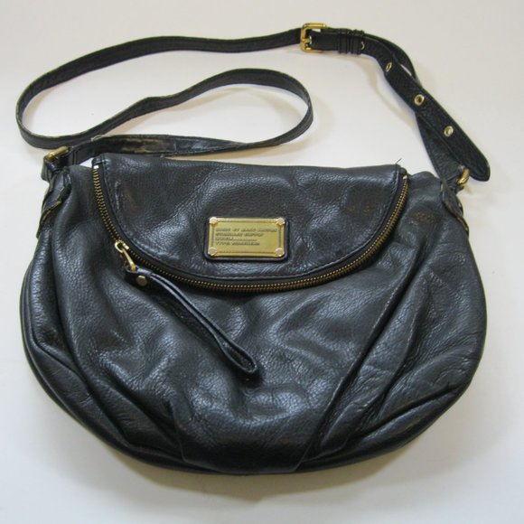 Marc By Marc Jacobs Handbags - Marc by Marc Jacobs  Workwear Crossbody Black Leather Bag